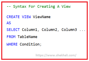 Views In Sql Types Of Views In Sql Server Shekh Ali S Blog