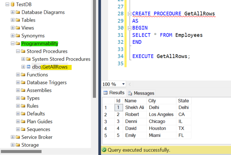 Stored Procedure In SQL Server A Complete Guide With Examples